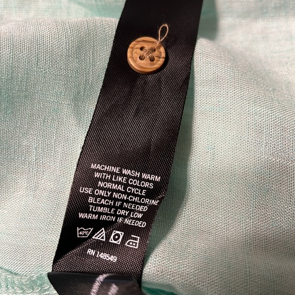 Kenneth Cole Shirt Mint Green Sz M - Picture 5 of 5
